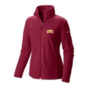 USC Trojans Women's Columbia Arch Give & Go Full Zip Fleece Jacket